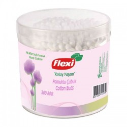 FLEXI EARS COTTON STICKS 300 PIECES *6