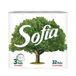 SOFIA TOILET PAPER 32 PCS *3
