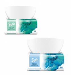 SOFIA HAND AND FACE TOWELS 100 PCS * 16