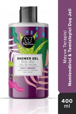 PAPILION SHOWER GEL 400 ML FRUIT THERAPY*12