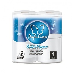 PAPILION TOILET PAPER 4 PCS *12