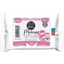 PAPILION MAKE-UP REMOVING WIPES 20 PCS ROSE * 96