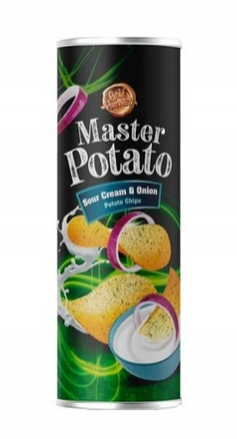 MASTER POTATO 160 GR ONION & SOUR CREAM CHIPS*14
