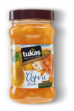 TUKAŞ 380 GR EXTRA TRADITIONAL QUINCE JAM GLASS*12