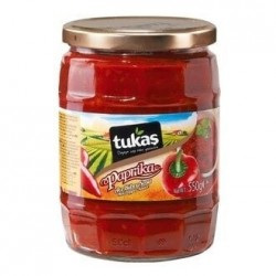 TUKAŞ 550 GR PAPRICA SAUCE GLASS HIT*12