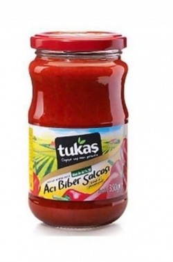 TUKAŞ 350 GR PEPPER PASTE GLASS HOT*12