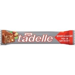 TADELLE 20 GR SUGAR-FREE HAZELNUT FILLED MILK CHOCOLATE*20
