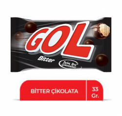 TADELLE 33 GR GOL MILK CHOCOLATE COVERED DARK *12
