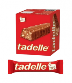 TADELLE 52 GR KING SIZE MILK CHOCOLATE WITH HAZELNUT*16