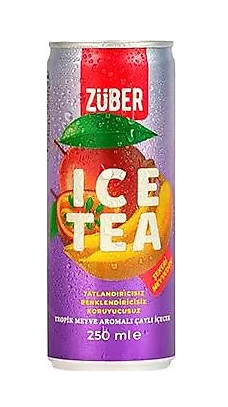 ZÜBER ICE TEA TROPICAL FRUIT 250 ML*24