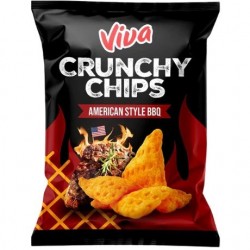 VIVA CHIPS CRUNCHY AMERICAN STYLE BBQ 100GR 1X20PCS
